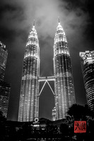 Petronas Twin Towers B&W